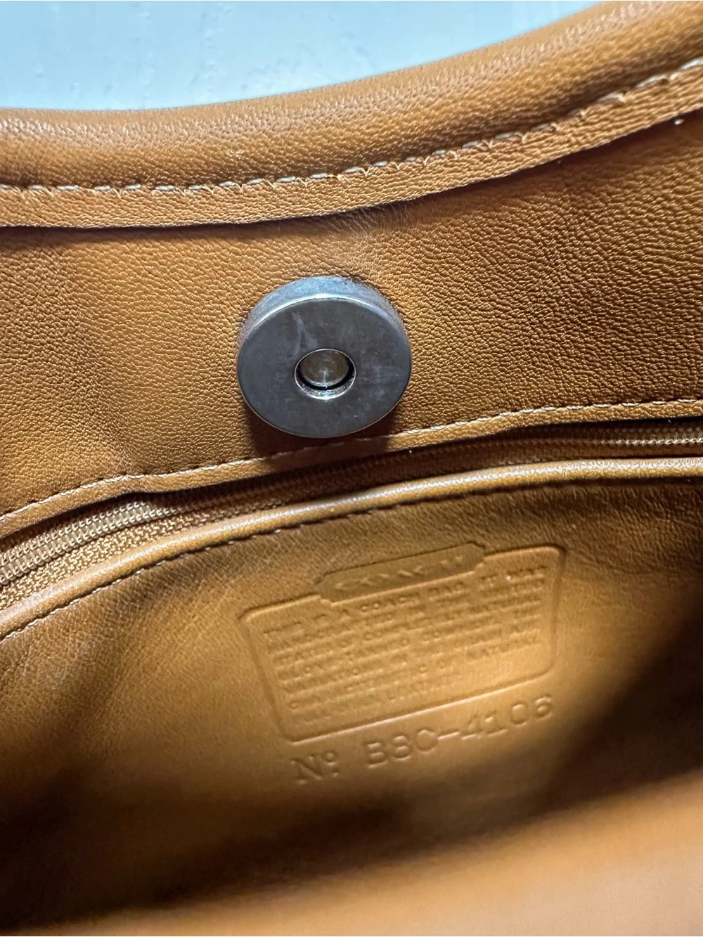 Coach Soho Small Satchel Glove Tanned Leather Toffee Vintage 1998